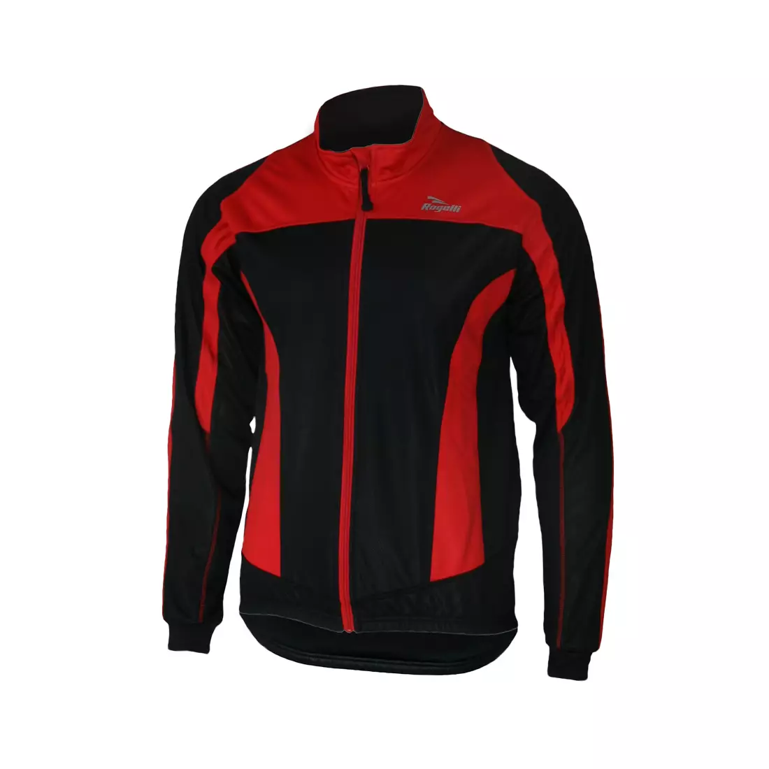 ROGELLI UZZANO - membránová cyklistická bunda, černo-červená