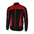 ROGELLI UZZANO - membránová cyklistická bunda, černo-červená