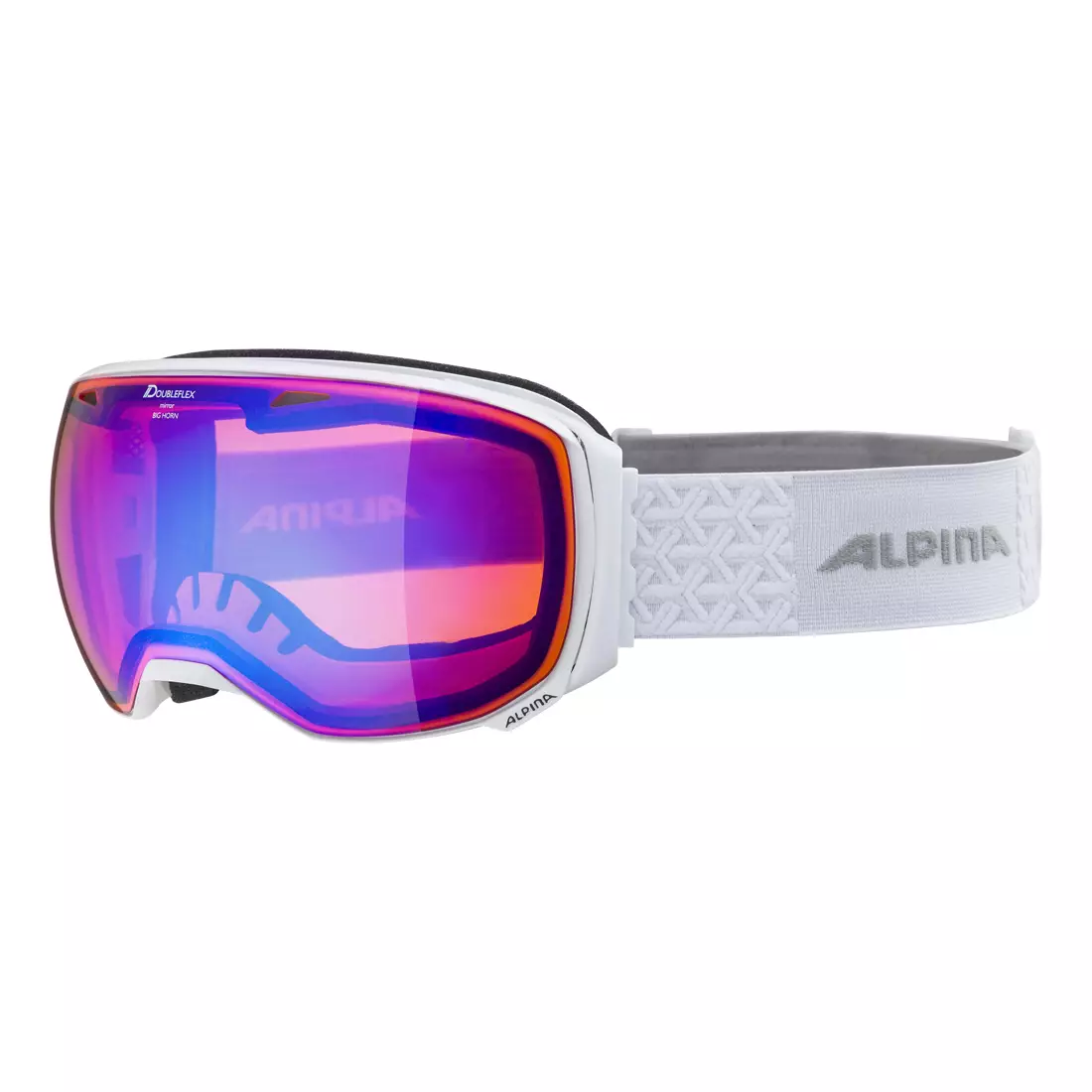 ALPINA BIG HORN Q-LITE lyžařské/snowboardové brýle, white gloss