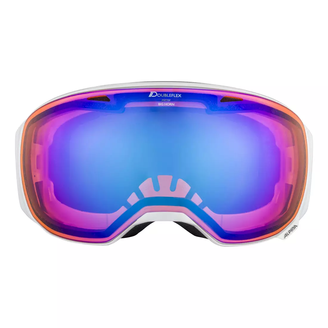 ALPINA BIG HORN Q-LITE lyžařské/snowboardové brýle, white gloss