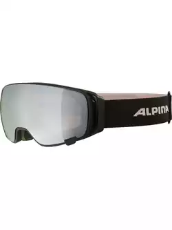 ALPINA DOUBLE JACK MAG Q-LITE lyžařské/snowboardové brýle, black-rose matt