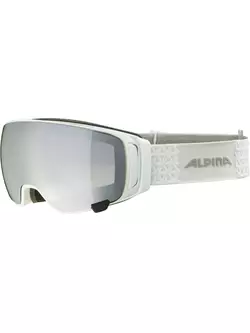 ALPINA DOUBLE JACK MAG Q-LITE lyžařské/snowboardové brýle, white gloss