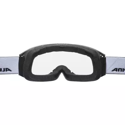 ALPINA lyžařské / snowboardové brýle CLEAR M40 NAKISKA černá mat S0A7281133