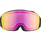 ALPINA M40 NAKISKA Q-LITE lyžařské/snowboardové brýle, black-rose matt
