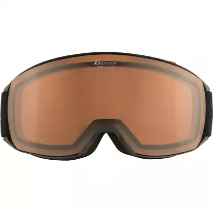 ALPINA NAKISKA lyžařské/snowboardové brýle, black-rose matt