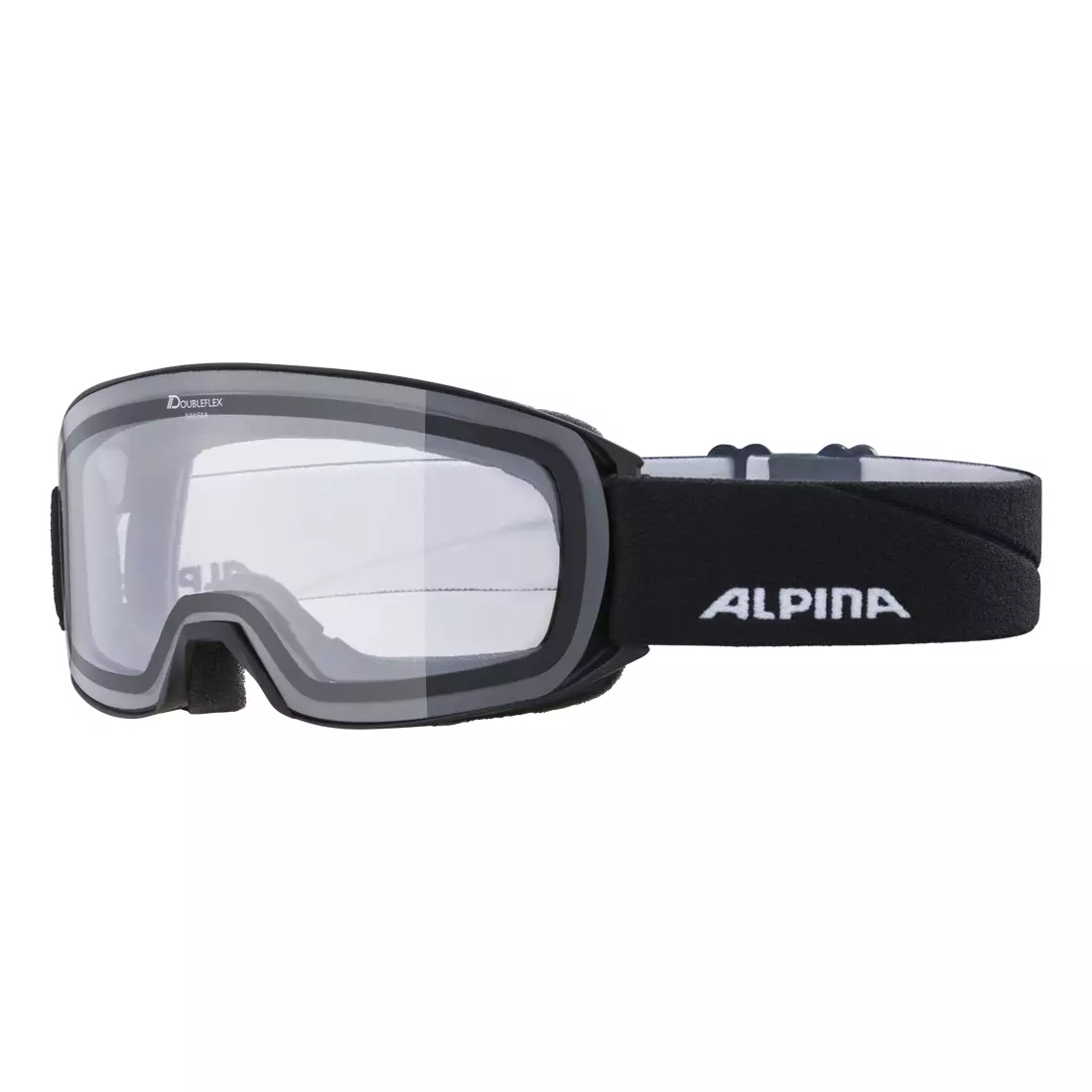 ALPINA lyžařské / snowboardové brýle CLEAR M40 NAKISKA černá mat S0A7281133