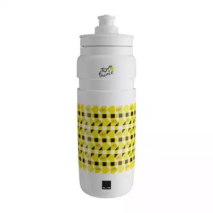 ELITE FLY Teams 2022 Cyklistická fľaša na vodu Tour de France White, 750ml 