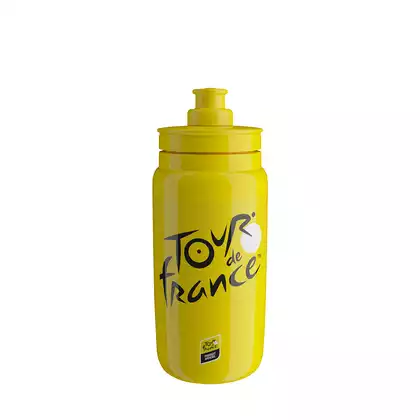 ELITE FLY Teams 2022 Cyklistická fľaša na vodu Tour de France Yellow, 550ml 
