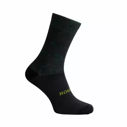 ROGELLI AZTEC Cyklistické ponožky, černé