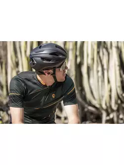 ROGELLI BUZZ Pánský cyklistický dres, tmavozelený