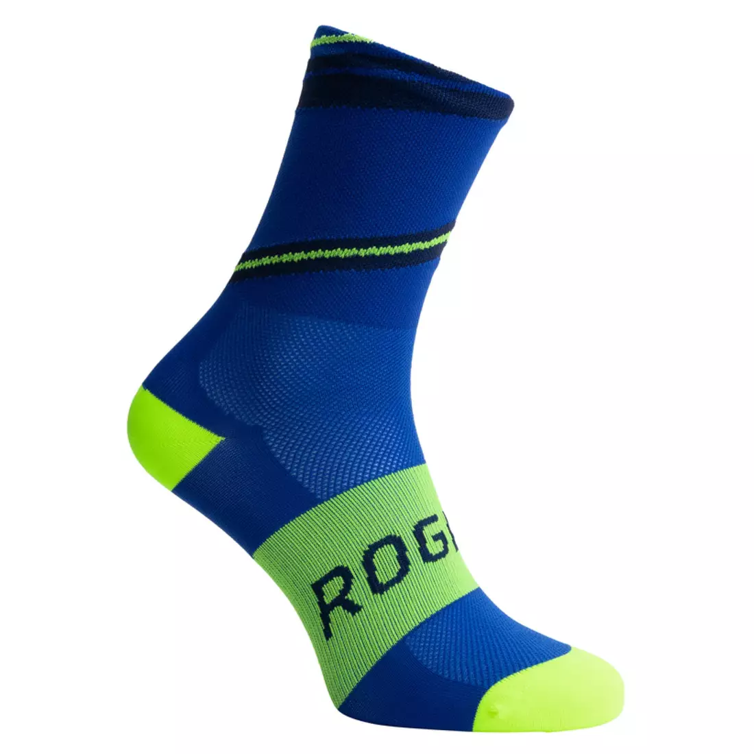 ROGELLI BUZZ Sportovní ponožky, modré a žluté