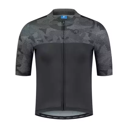 ROGELLI CAMO pánský cyklistický dres černá a šedá