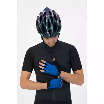 ROGELLI CORE Pánské cyklistické rukavice, modré