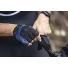 ROGELLI ESSENTIAL Dámské cyklistické rukavice, modré