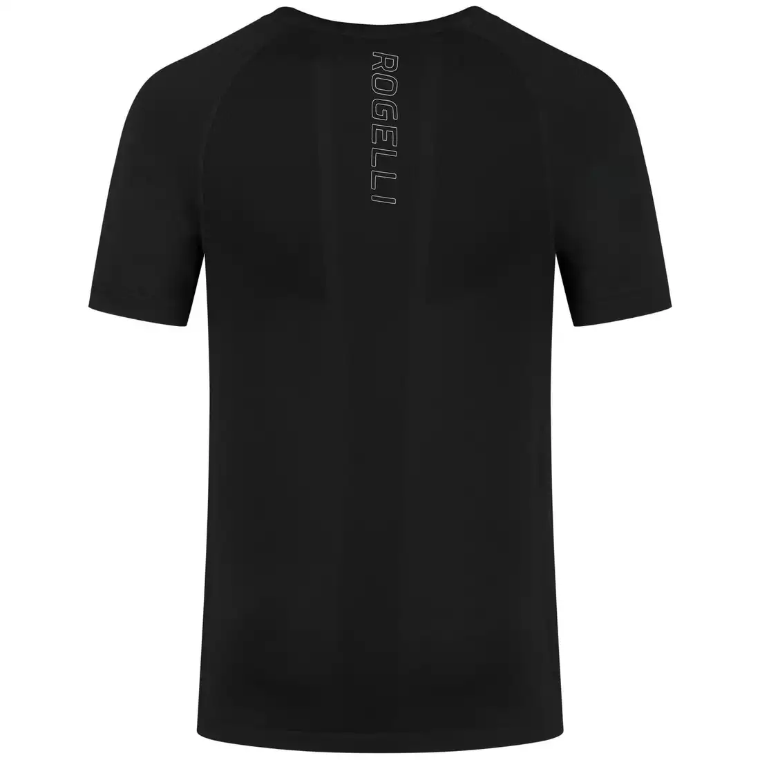 ROGELLI ESSENTIAL Pánské běžecké tričko, Černá