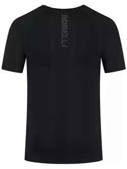 ROGELLI ESSENTIAL Pánské běžecké tričko, Černá