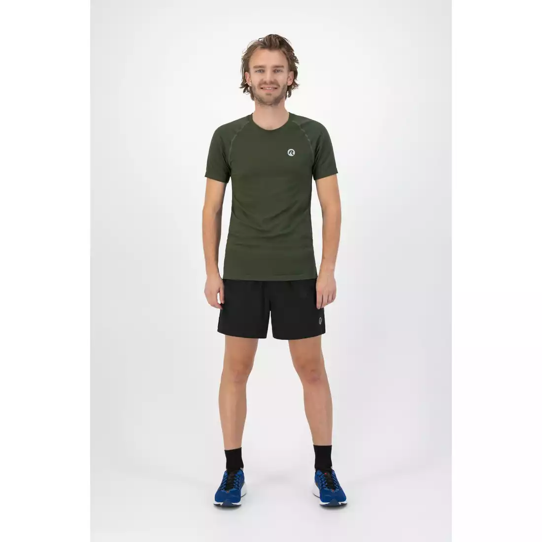 ROGELLI ESSENTIAL Pánské běžecké tričko, zelený