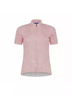 ROGELLI FACES Dámský cyklistický dres, růžový