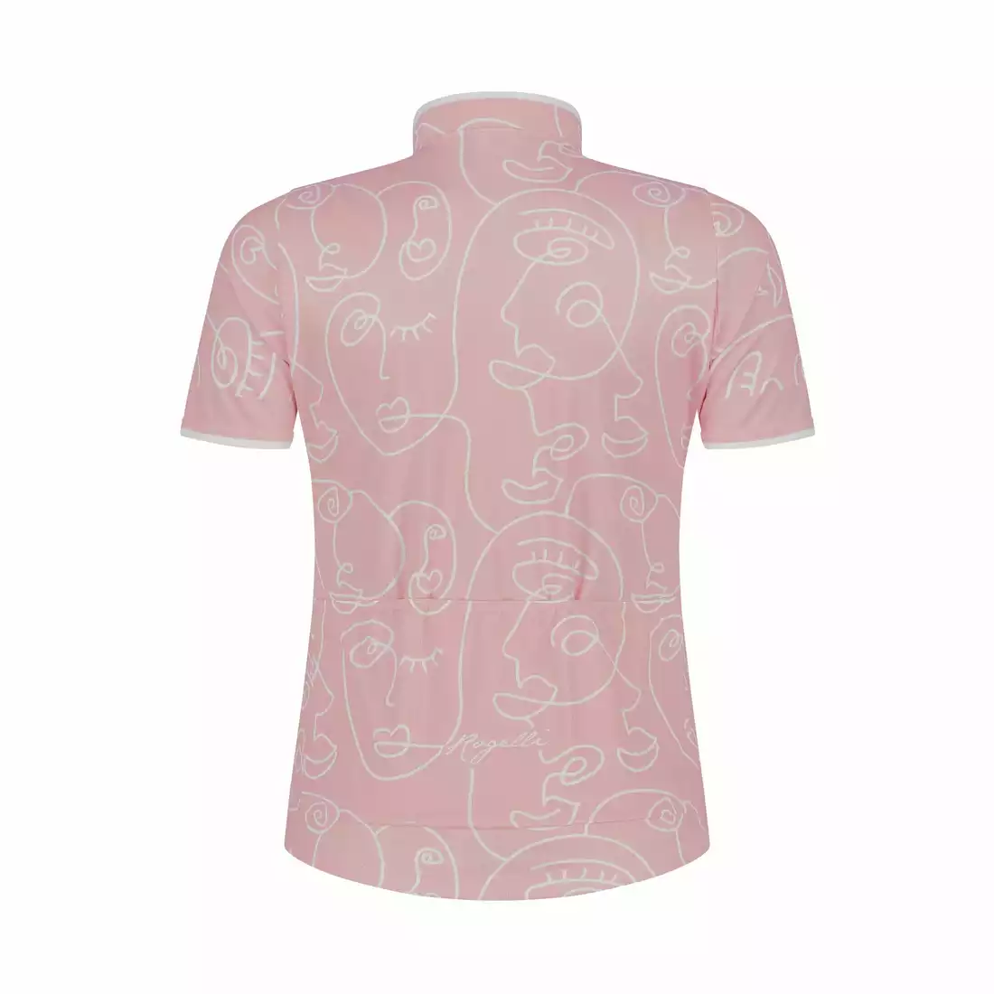 ROGELLI FACES Dámský cyklistický dres, růžový