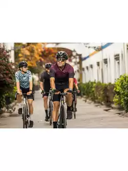ROGELLI GLITCH pánský cyklistický dres černá a kaštanová