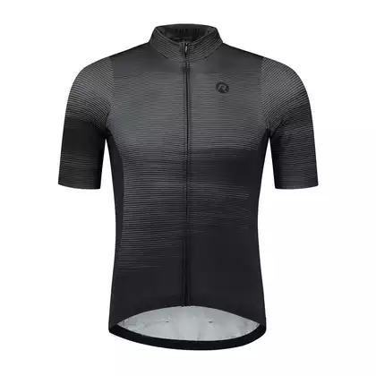 ROGELLI GLITCH pánský cyklistický dres černá a šedá