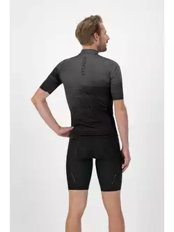 ROGELLI GLITCH pánský cyklistický dres černá a šedá