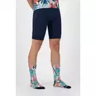 ROGELLI HAWAII Cyklistické ponožky, modré a růžové