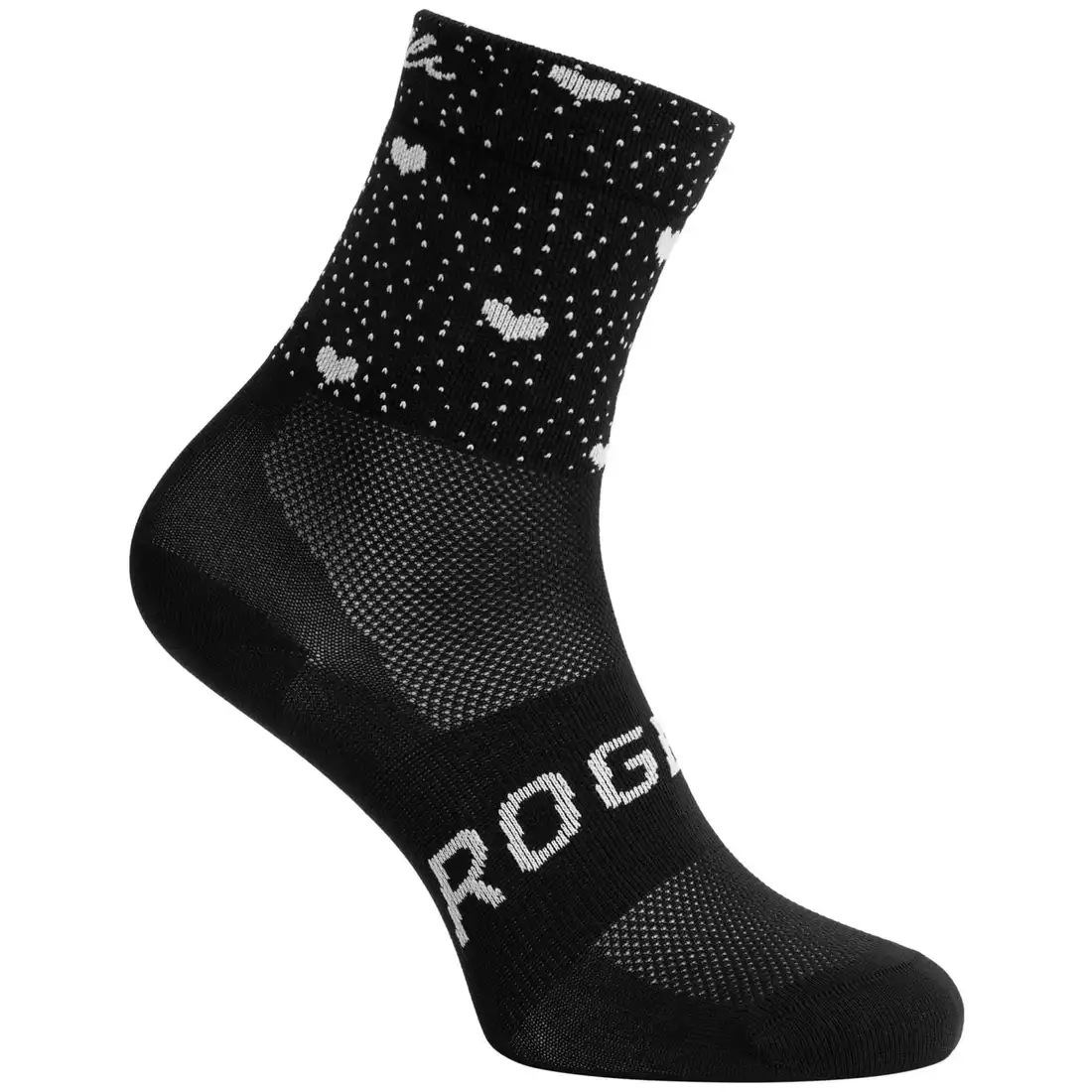 ROGELLI HEARTS Women's sports socks, kaštanové