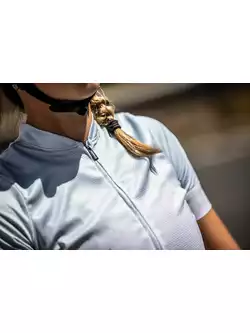 ROGELLI MARBLE Dámský cyklistický dres, bílo-modrý