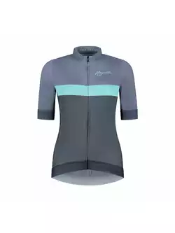 ROGELLI PRIME Dámský cyklistický dres, šedý a modrý