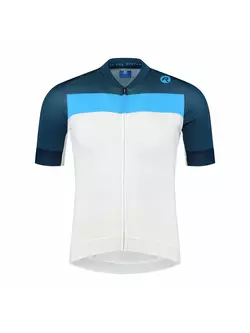 ROGELLI PRIME pánský cyklistický dres bílá a modrá