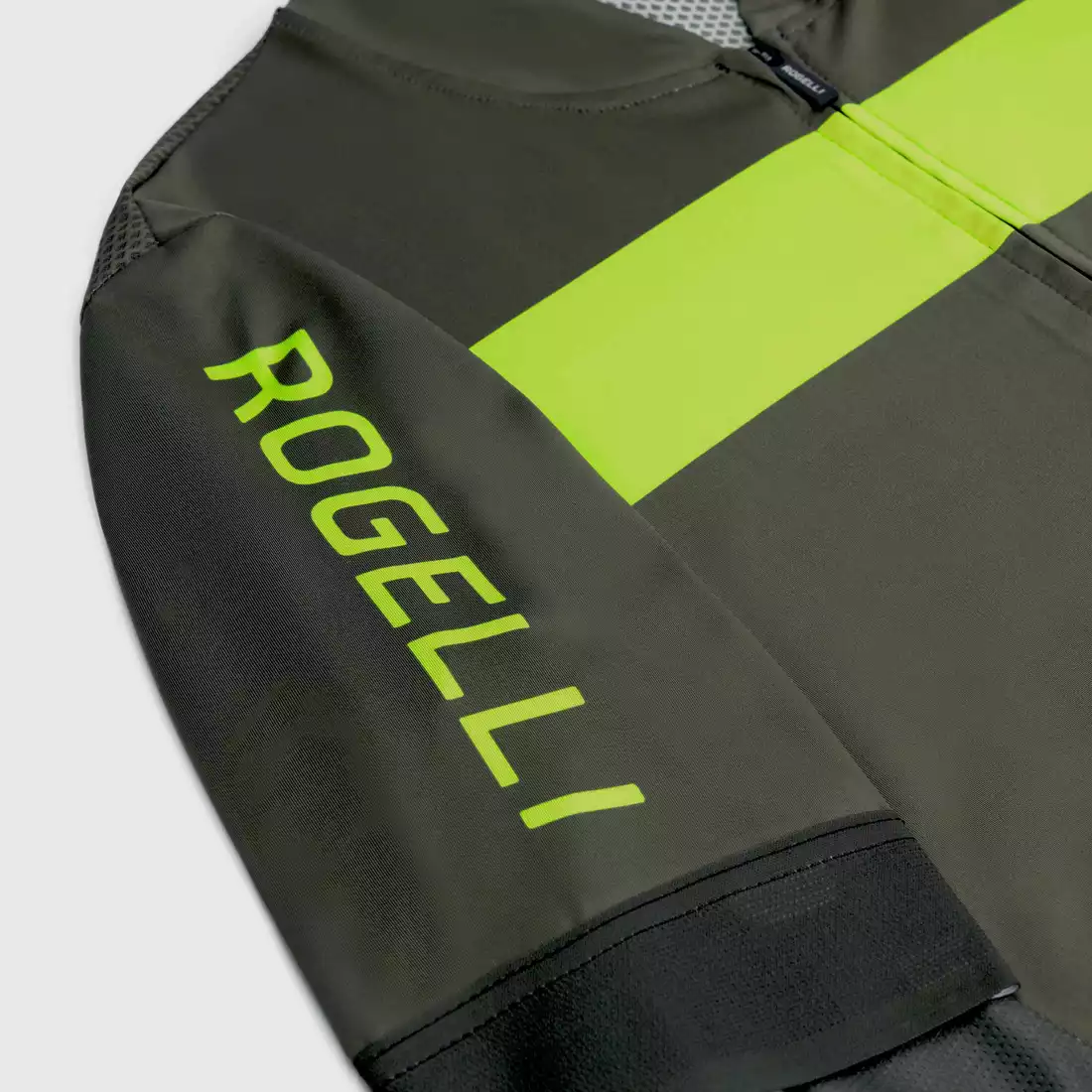ROGELLI PRIME pánský cyklistický dres zelená žlutá