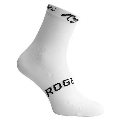 ROGELLI Q-SKIN Dámské sportovní ponožky, bílé