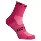 ROGELLI Q-SKIN Dámské sportovní ponožky, růžové