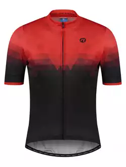 ROGELLI SPHERE Pánský cyklistický dres, černo-červený