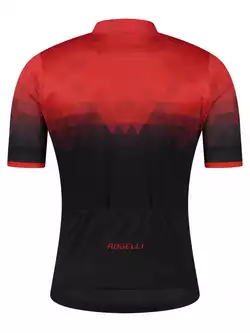 ROGELLI SPHERE Pánský cyklistický dres, černo-červený