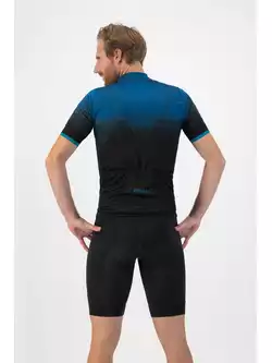 ROGELLI SPHERE Pánský cyklistický dres, černo-modrý