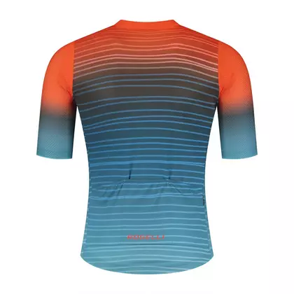 ROGELLI SURF pánské cyklistické tričko, modro-oranžová