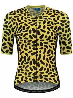 Rogelli ABSTRACT dámský cyklistický dres, žluto-černá