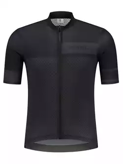 Rogelli BLOCK pánský cyklistický dres, Černá