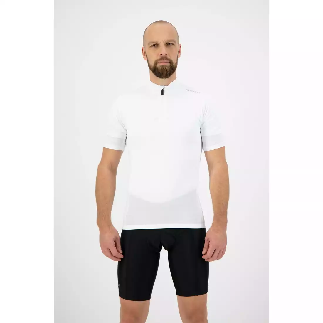 Rogelli CORE pánský cyklistický dres, Bílý