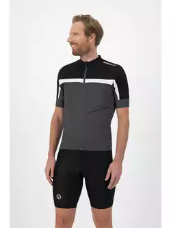 Rogelli COURSE pánský cyklistický dres, šedo-černá