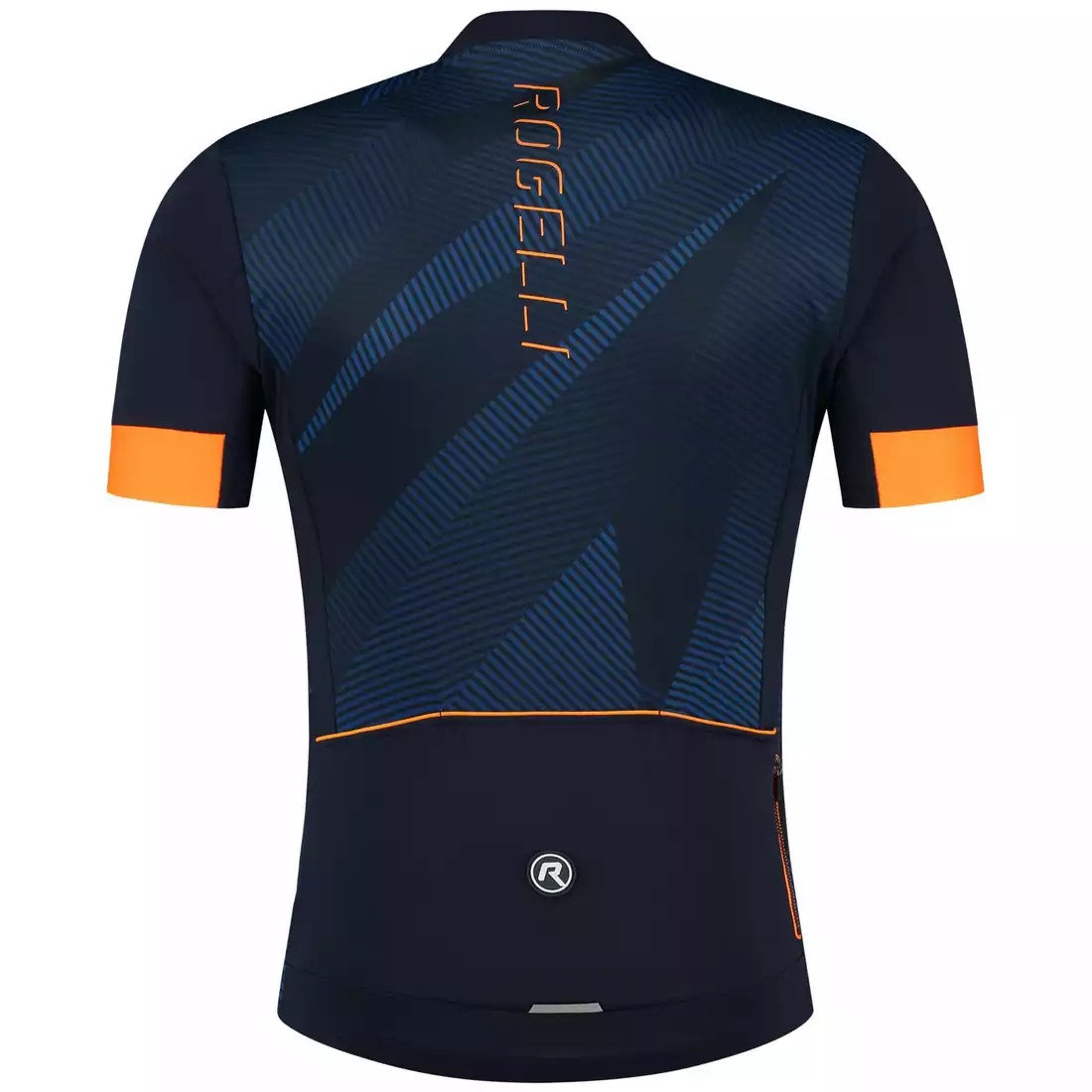 Rogelli DUSK pánský cyklistický dres, modro-oranžová