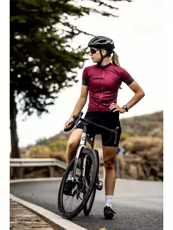 Rogelli MODESTA dámský cyklistický dres, kaštanové