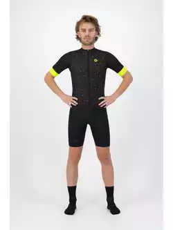 Rogelli TERRAZZO pánský cyklistický dres, Černá a žlutá