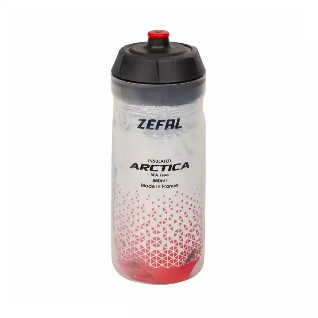ZEFAL ARCTICA 55 Termální láhev na kolo, stříbrno-červená, 550ml 