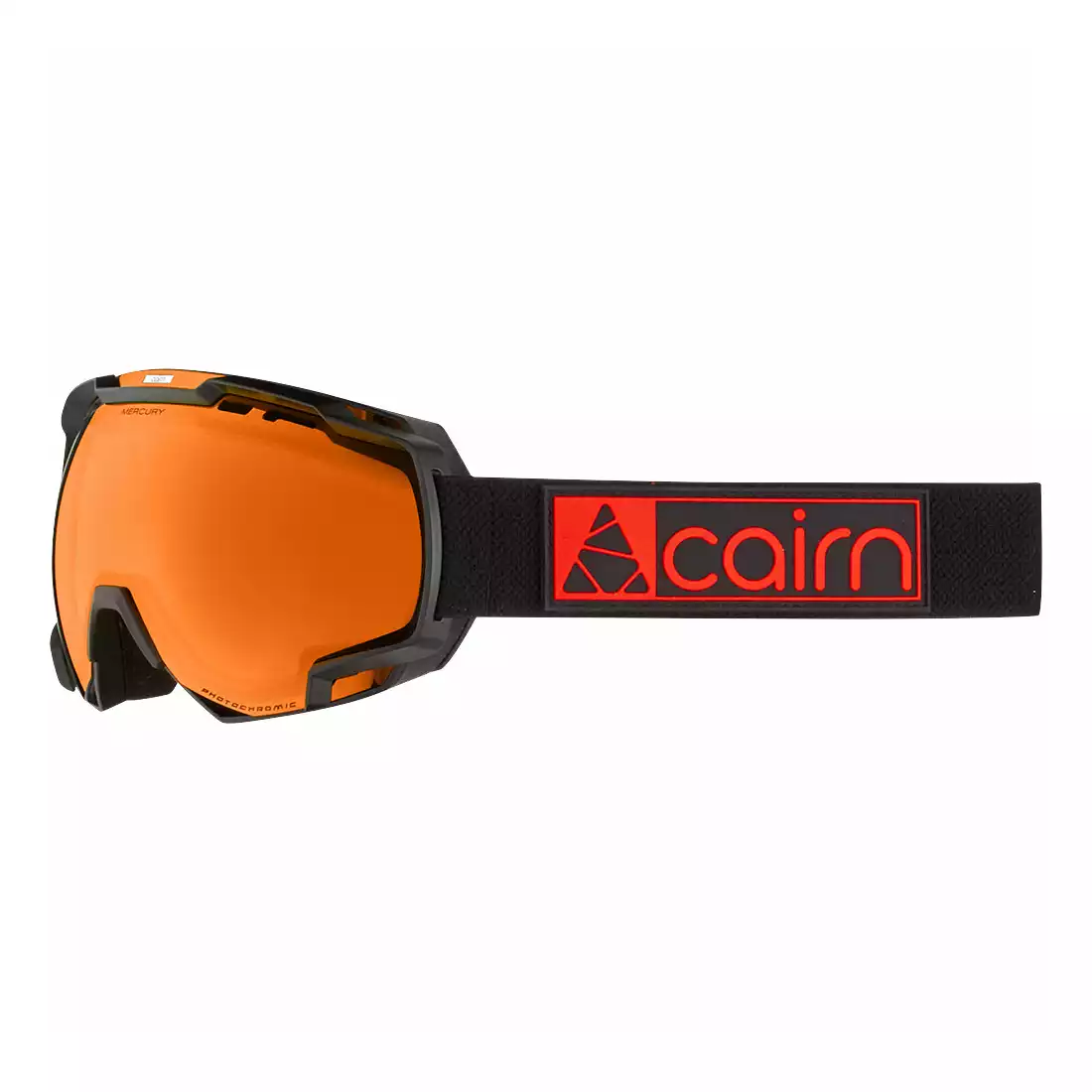 CAIRN MERCURY EVO NXT PRO Lyžařské / snowboardové brýle, černé a oranžové
