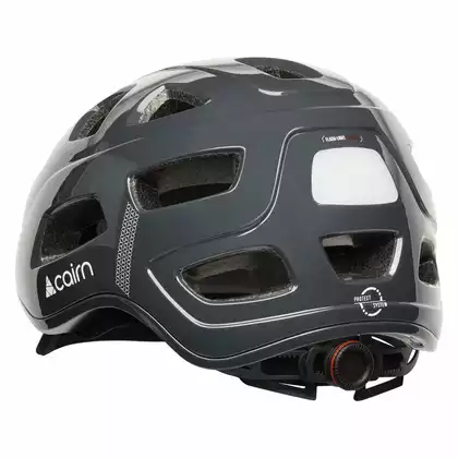 CAIRN QUARTZ LED USB Městská cyklistická helma, šedá