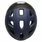 CAIRN QUARTZ LED USB Městská cyklistická helma, modrá, černá