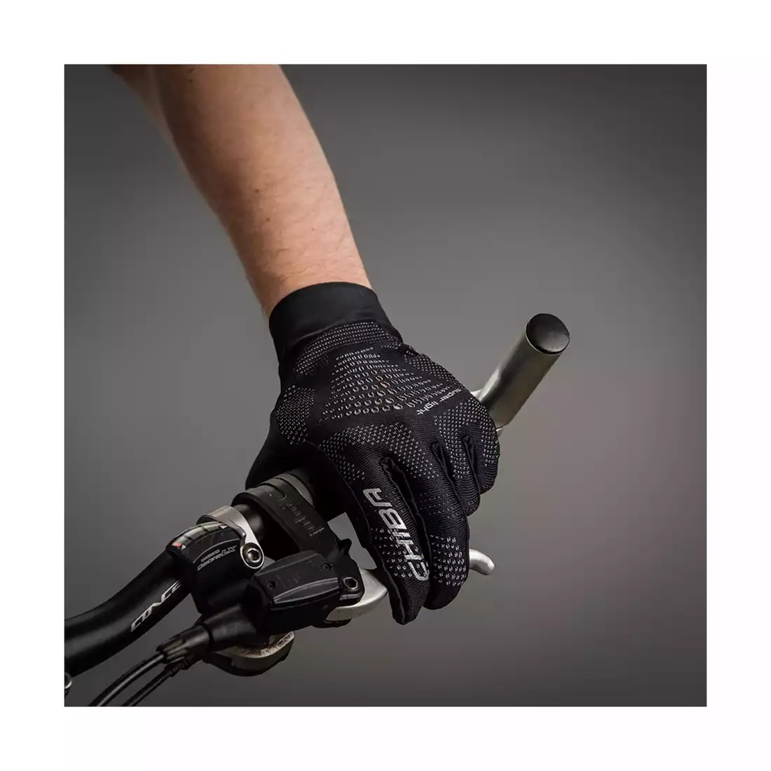CHIBA SUPERLIGHT cyklistické rukavice Černá